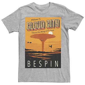 Men's Star Wars Cloud City Bespin Sunset Poster Tee