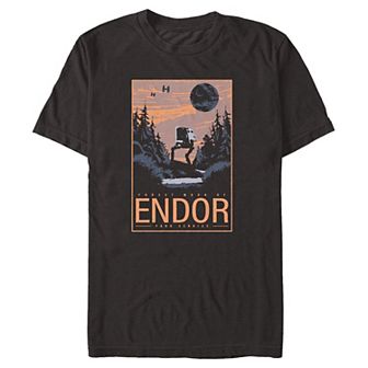 Men's Star Wars Forest Mood Of Endor Park Service Tee