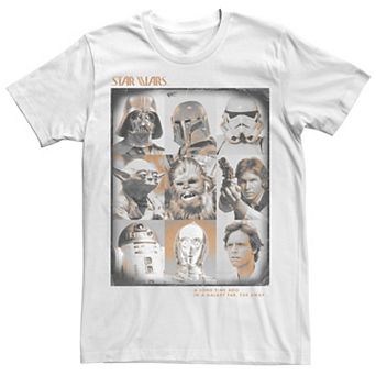 Men's Star Wars Character Portraits Box Up Tee