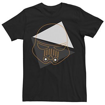 Men's Star Wars Stormtrooper Helmet Outline Tee