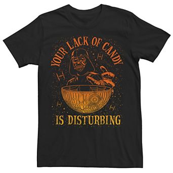 Men's Star Wars Darth Vader Your Lack Of Candy Is Disturbing Tee