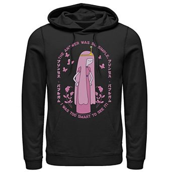 Men's Adventure Time Princess Bubblegum Quote Kanji Portrait Hoodie