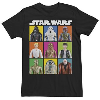 Men's Star Wars Group Shot Toy Box Panels Tee