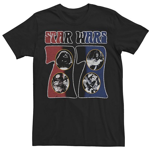 Men's Star Wars Groovy Retro '77 Villainous Waves Tee