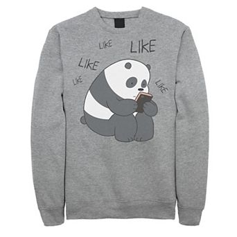 Men's Cartoon Network We Bare Bears Like Like Like Sweatshirt