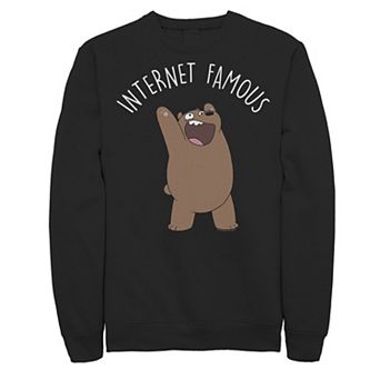 Men's Cartoon Network We Bare Bears Internet Famous Fleece