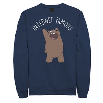 Men's Cartoon Network We Bare Bears Internet Famous Fleece