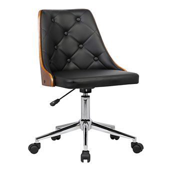 Armen Living Diamond Mid-Century Office Chair