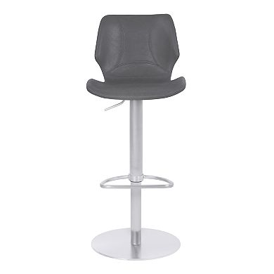 Armen Living Zuma Adjustable Swivel Stool