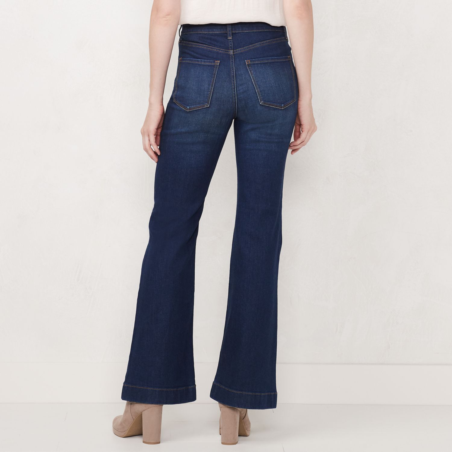 womens fit and flare jeans