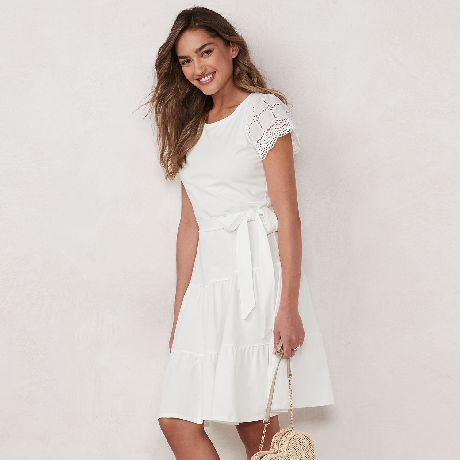 white dresses at kohls