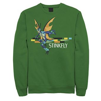 Men's Ben 10 Stinkfly Action Pose Sweatshirt