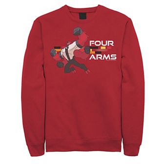 Men's Ben 10 Four Arms Action Pose Sweatshirt