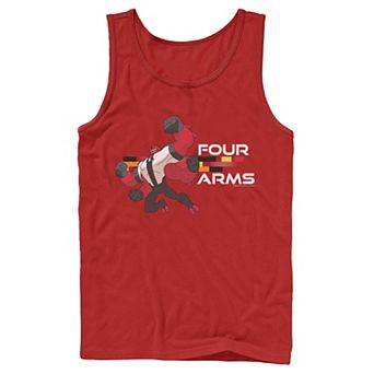 Men's Ben 10 Four Arms Action Pose Tank Top