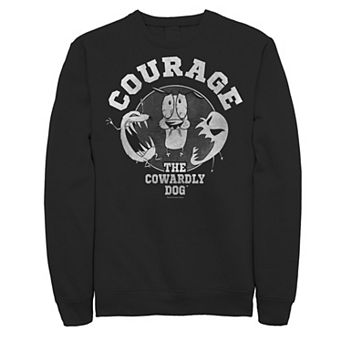 Men's Cartoon Network Courage The Cowardly Dog Ghostly Pair Fleece