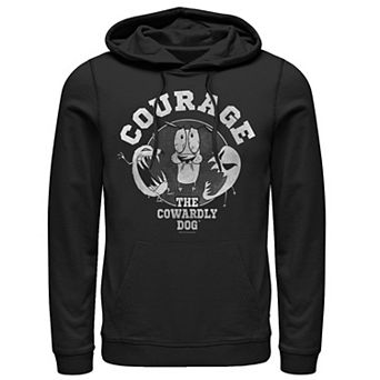 Men's Cartoon Network Courage The Cowardly Dog Ghostly Pair Hoodie
