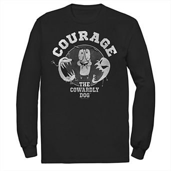 Men's Cartoon Network Courage The Cowardly Dog Ghostly Pair Tee