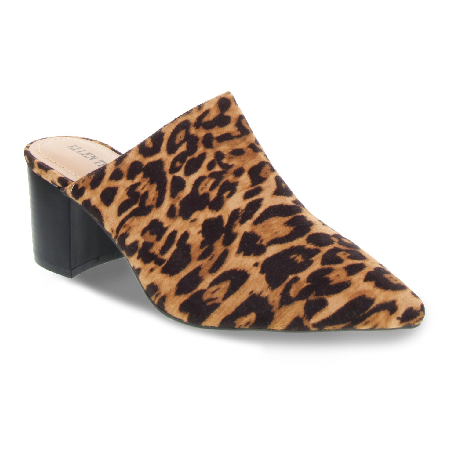 womens heeled mules
