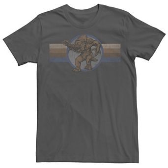Men's Star Wars Rancor Retro Striped Graphic Tee