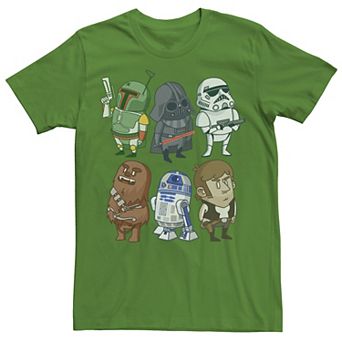 Men's Star Wars Character Doodles Graphic Tee