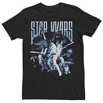 Men's Star Wars Jedi Defense Poster Graphic Tee