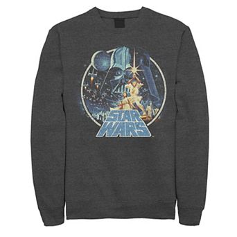 Men's Star Wars Group Retro Poster Graphic Sweatshirt