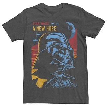 Men's Star Wars Darth Vader Stares Down A New Hope Tee