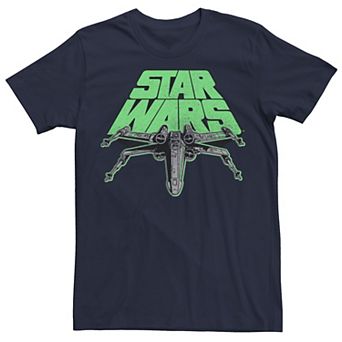 Men's Star Wars Retro X-Wing Classic Slant Logo Tee