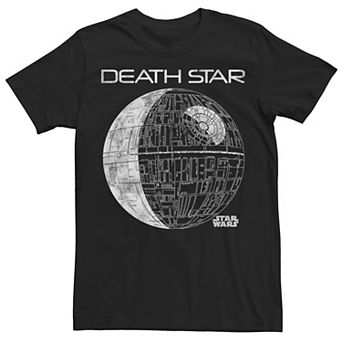 Men's Star Wars Death Star Line Art Graphic Tee