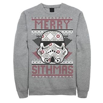 Men's Star Wars Stormtrooper Helmet "Merry Sithmas" Sweatshirt