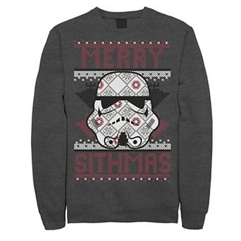 Men's Star Wars Stormtrooper Helmet "Merry Sithmas" Sweatshirt