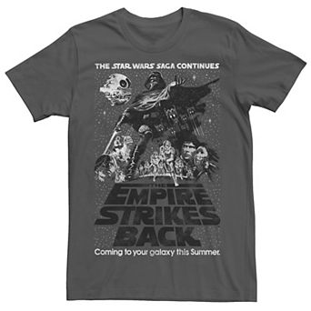 Men's Star Wars Empire Strikes Back Classic Poster Graphic Tee