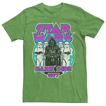 Men's Star Wars Vader and the Troopers 1977 Dark Side Rock Tee