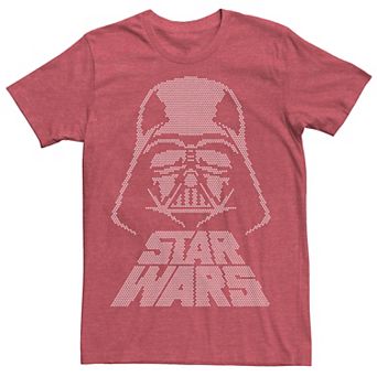 Men's Star Wars Darth Vader Dotted Helmet Tee