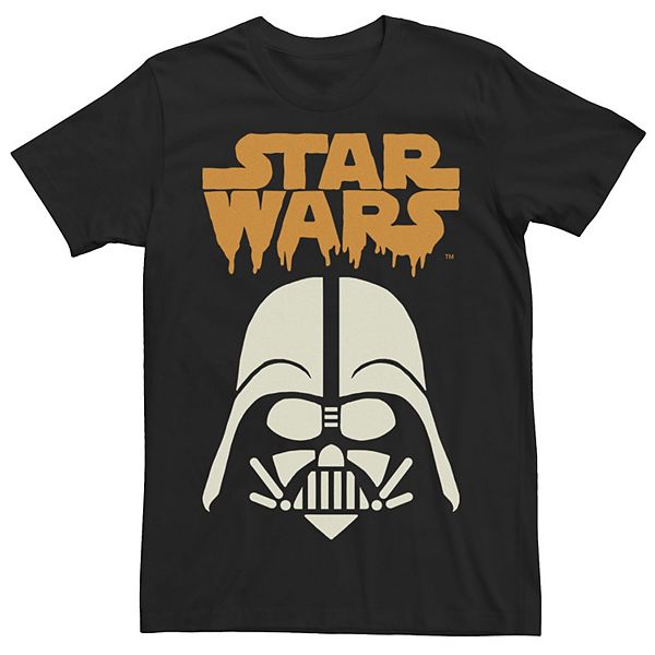 Men's Star Wars Dripping Logo Darth Vader Halloween Tee