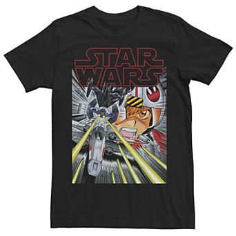 Men's Star Wars Luke Skywalker Animated Graphic Tee