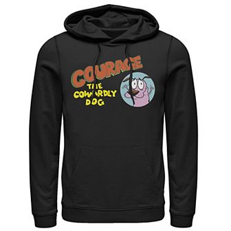 Men's Courage The Cowardly Dog Green Hue Abduction Hoodie