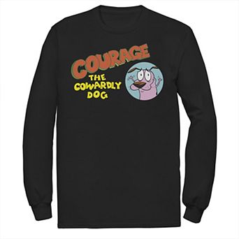 Men's Courage The Cowardly Dog Green Hue Abduction Tee
