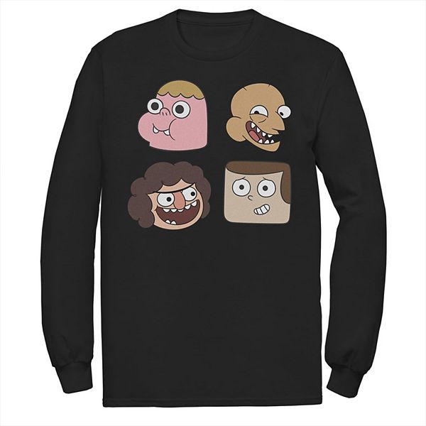 Clarence Cartoon HEAD Face Licensed Adult T-Shirt All Sizes 