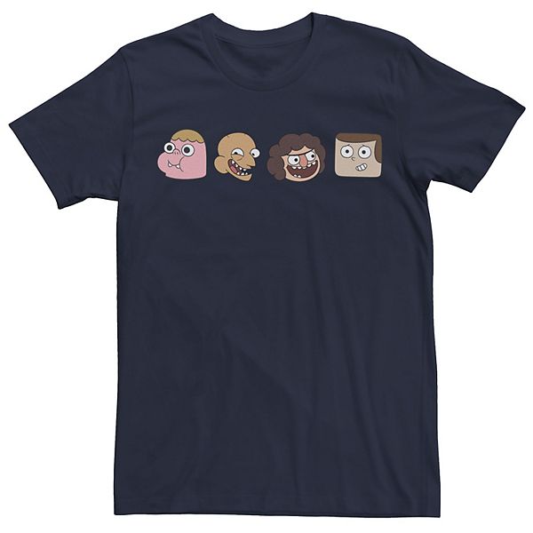 Men's Cartoon Network Clarence And Friends Portrait Line-Up Tee