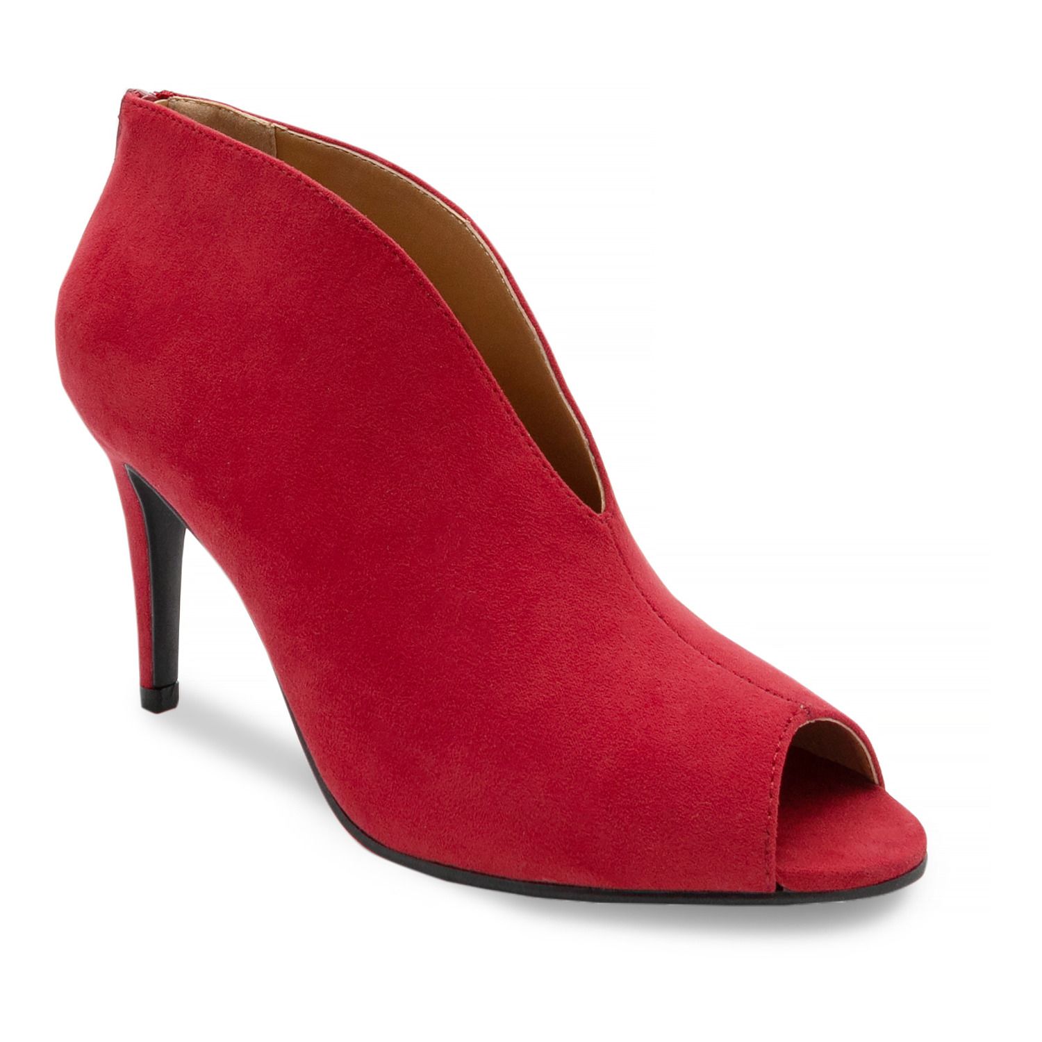kohls open toe booties