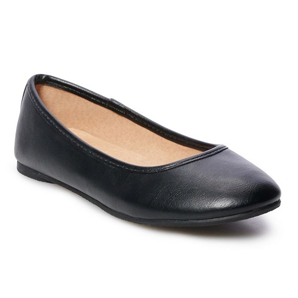 Girls black deals flats