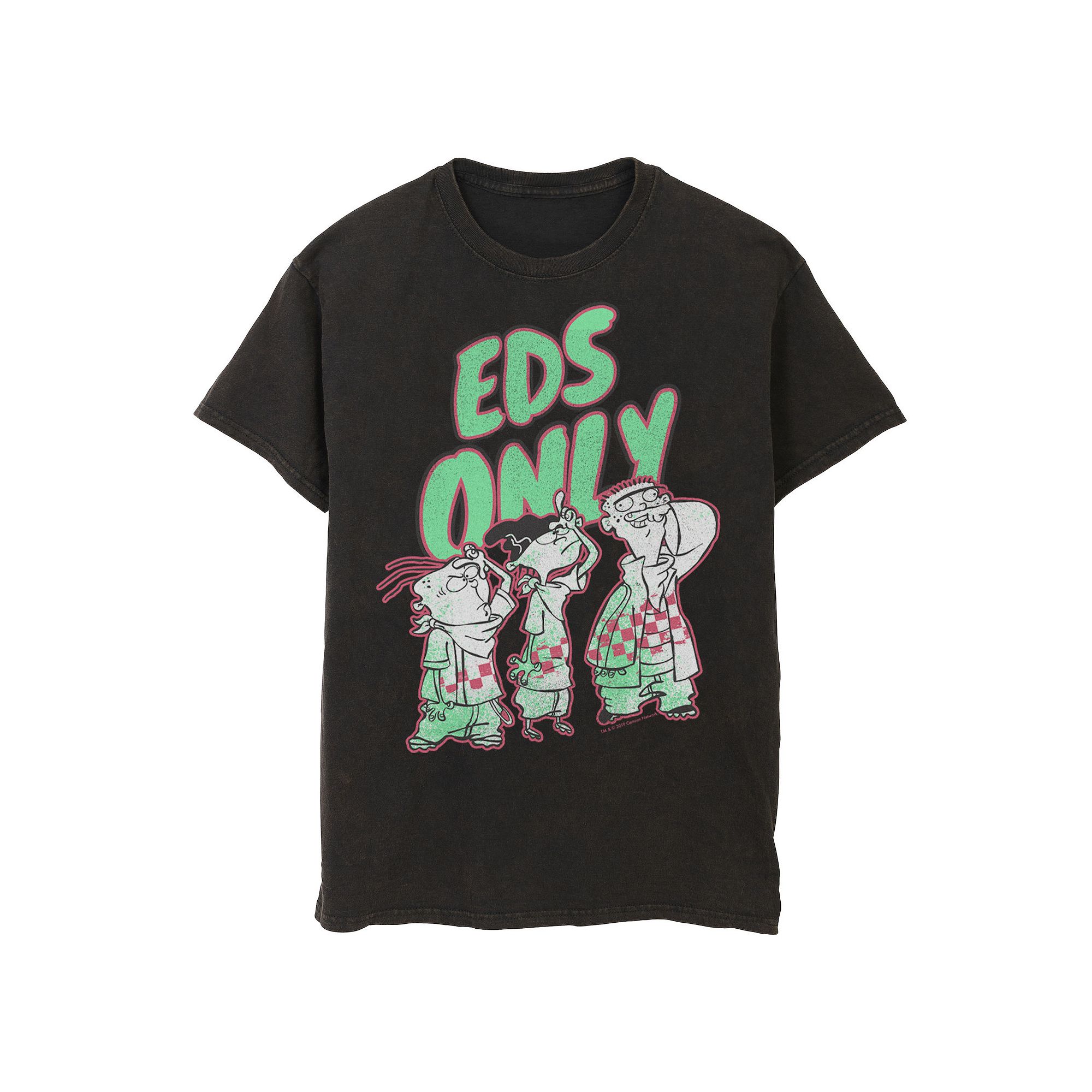 Mens Ed, Edd & Eddy Eds Only Portrait Tee, Size: Medium, Black