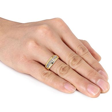 Men's Stella Grace 10k Gold 1/2 Carat T.W. Diamond Ring