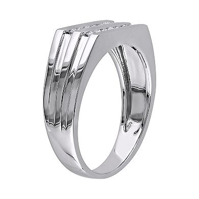 Men's Stella Grace 10k White Gold 1/3 Carat T.W. Diamond Ring