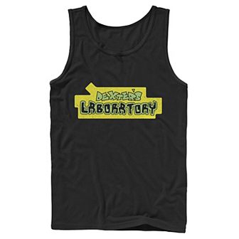 Men's Cartoon Network Dexter's Laboratory Original Logo Tank Top