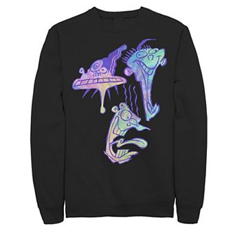 Men's Cartoon Network Ed, Edd & Eddy Trippy Laughing Head Shots Sweatshirt