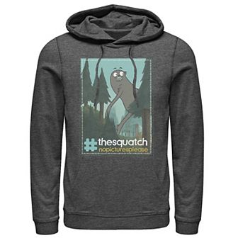 Men's Cartoon Network We Bare Bears Charlie The Squatch Hashtag Hoodie