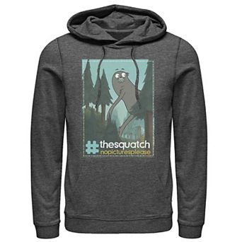 Men's Cartoon Network We Bare Bears Charlie The Squatch Hashtag Hoodie