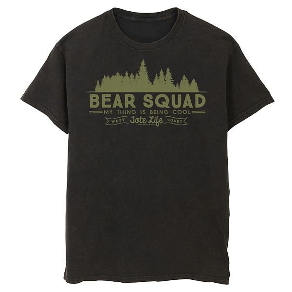 Men's Cartoon Network We Bare Bears Squad Being Cool Forest Tee